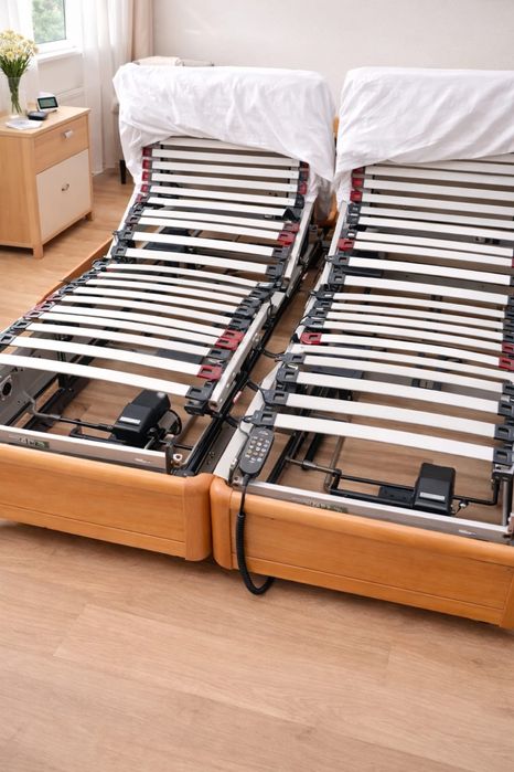 Pat medical electric reglabil cu tele saltea medicala -ideal ingrijire