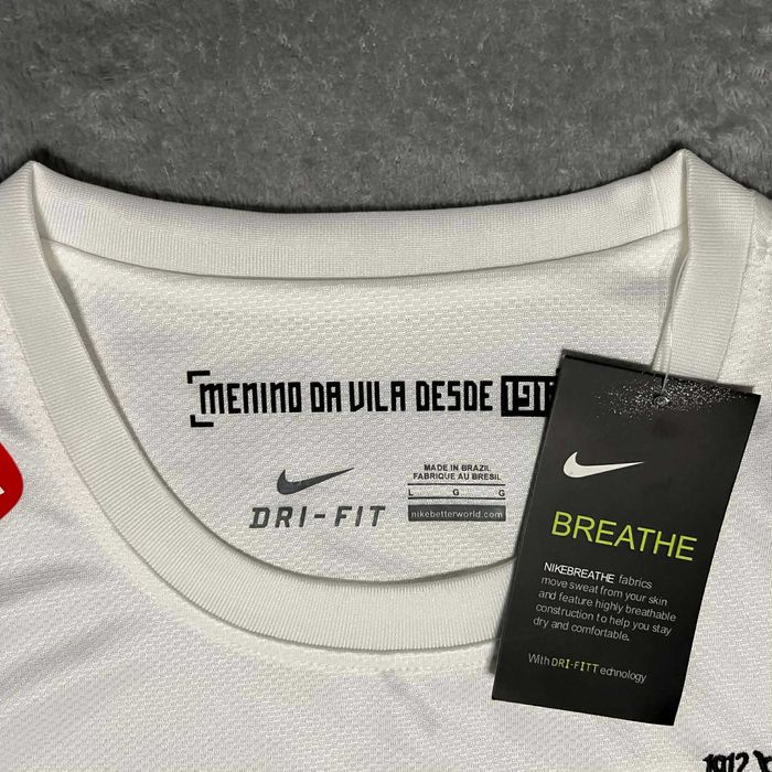 Nike Santos FC Neymar Jr #11 Jersey – White – Size L Sfantu