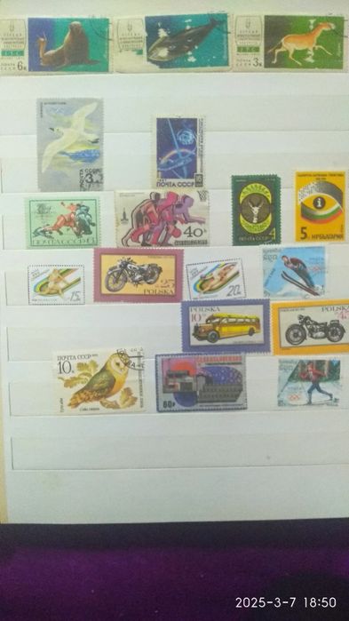 Продам коллекцию марок и медалей..