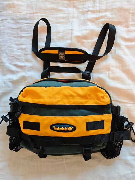 Vintage 90s Timberland Colorblock Lumbar Oversized Fanny Pack / Сумка ...