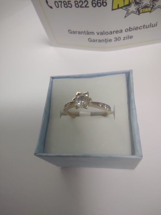 Inel de logodna aur 14k efn