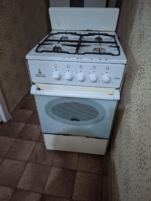 Газовая плита рабочая