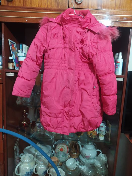 Продам шубку на девочку 128 рост