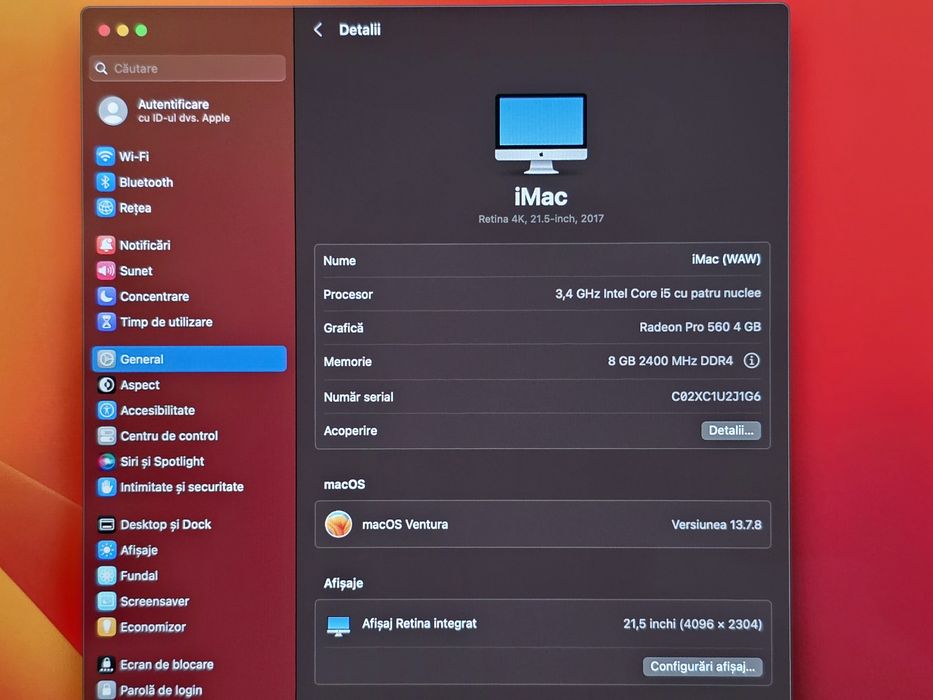 Vand calculator Apple Imac, tastura și mouse inclus