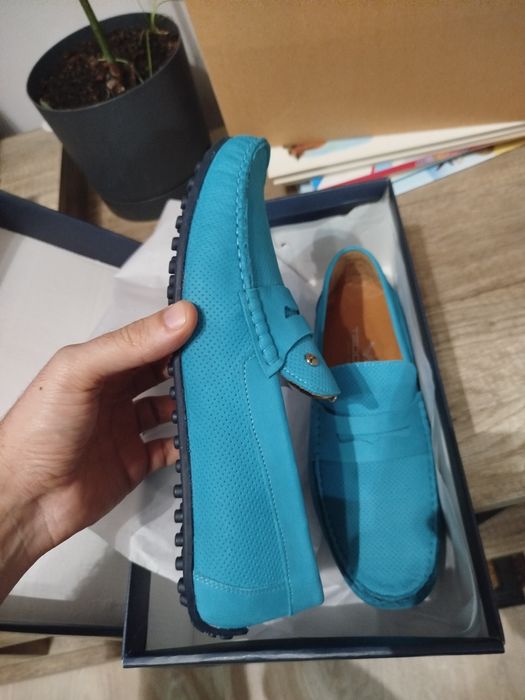 Мъжки кожени мокасини Теодор