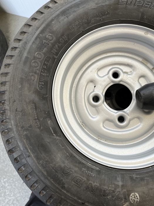 Anvelope Mitas 135/85-10. 5.00-10C. Jante 4x100 R10