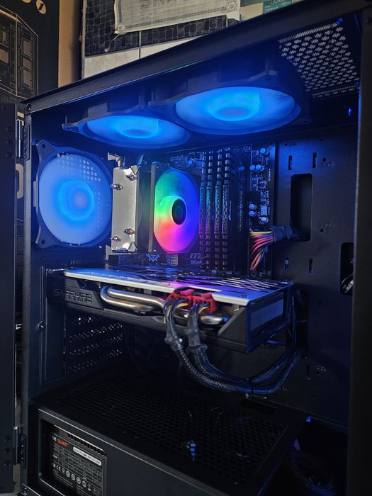 Unitate PC Gaming i7 4790 video 4GB RX 570 16GB RAM SSD