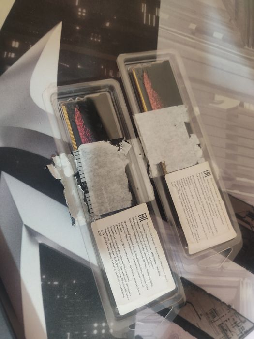 Озу 2 плашка ддр5 16гб