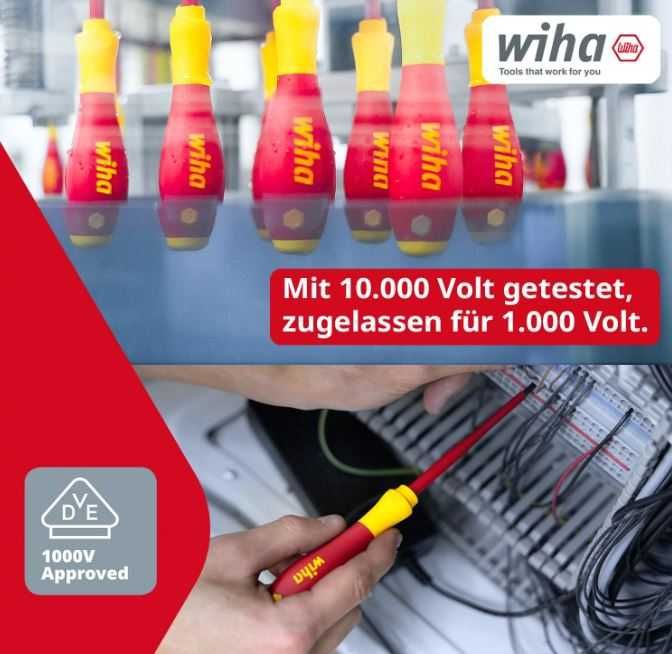 Wiha-комплекти професионални ударни и електрически отвертки 13 бр.