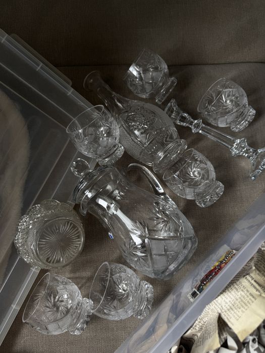 Set de cristal.