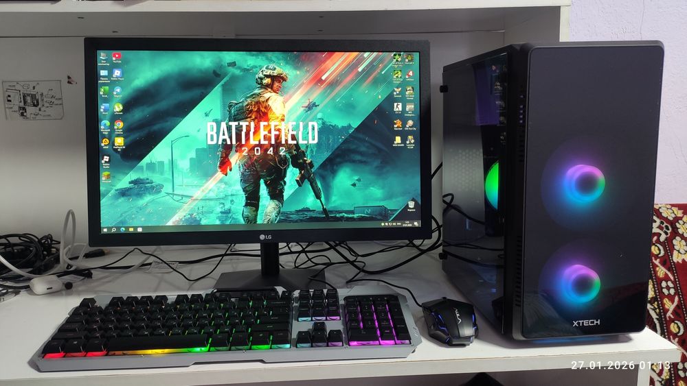 Срочно продам компьютер полный комплект в отличном состоянии, доставка