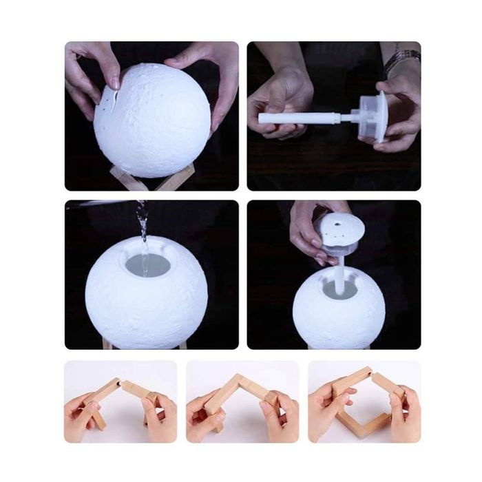 3D лампа дифузер - Луна