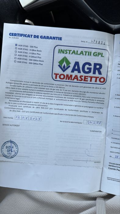 Ford Focus Automat - 2013 1.6 benzina + gpl