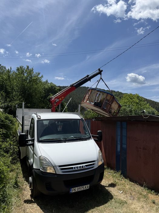 Транспортни услуги с камион и кран!