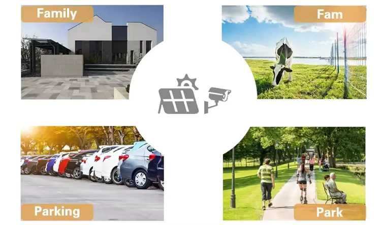 3MP Tuya Smart WiFi PTZ камера със соларен панел + 64GB карта подарък