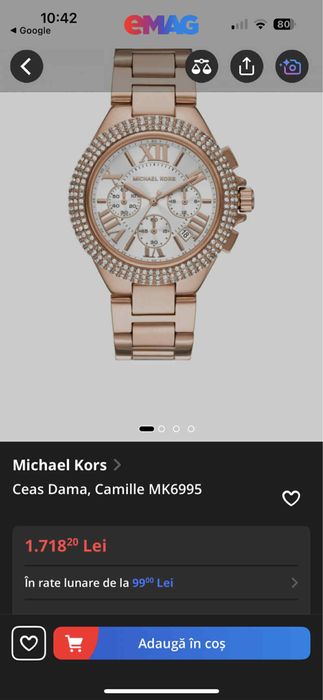 Vand ceasuri michael kors