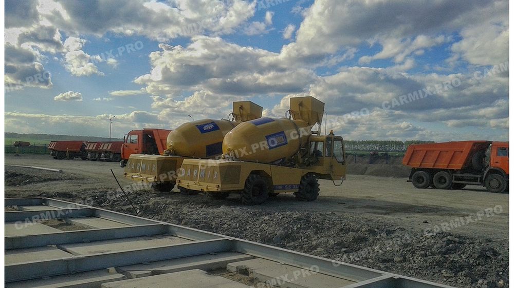 Бетон CARMIX на стройплощадке