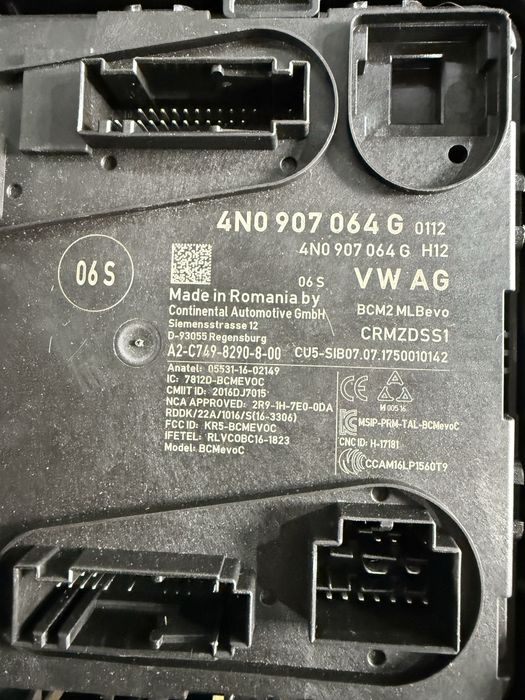 BCM / комфорт модул Audi  A4 A5 A6 A7 A8 Q5 VW Touareg Porsche Nissan