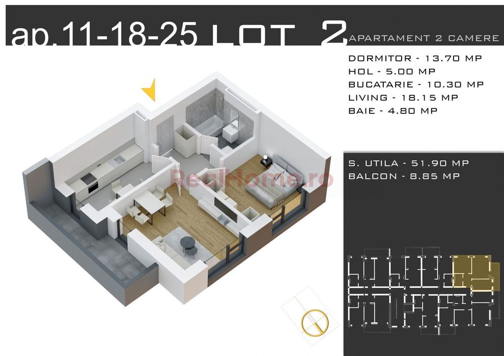Apartament nou de vanzare – zona Nicolae Teclu, Sector 3