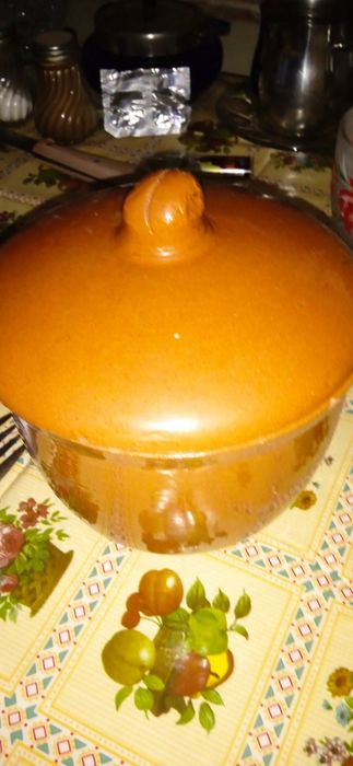 Глиняный горшочек новый