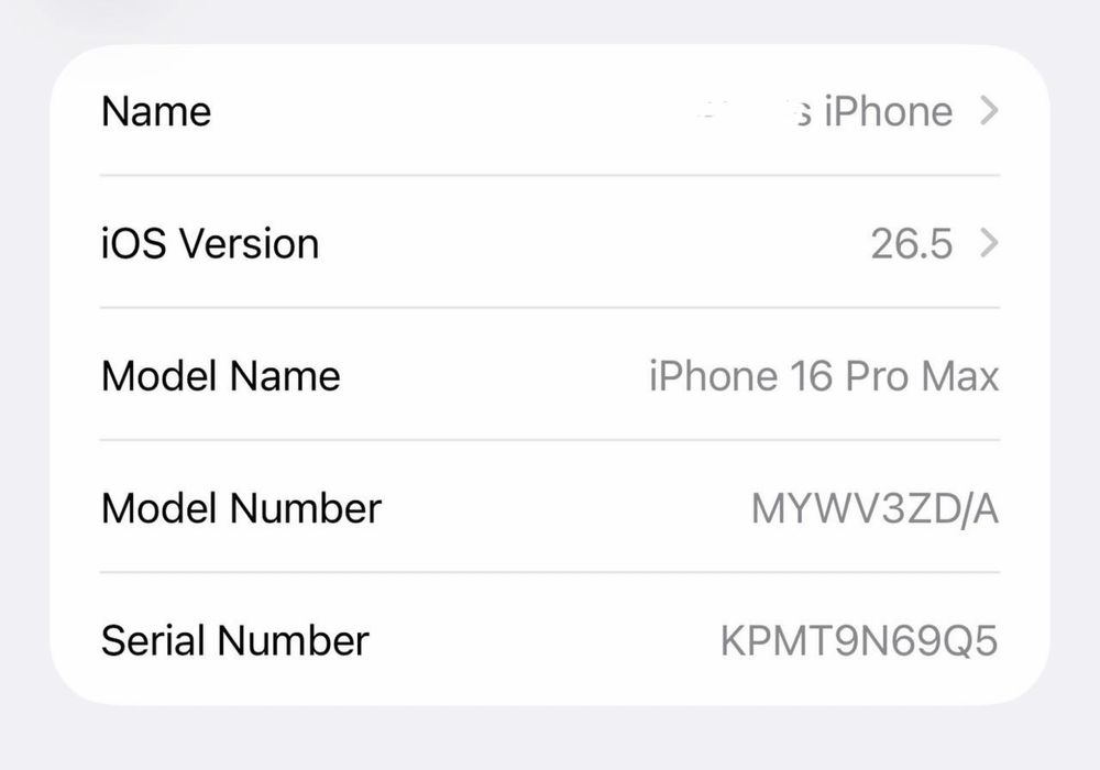 Iphone 16 Pro Max 256GB