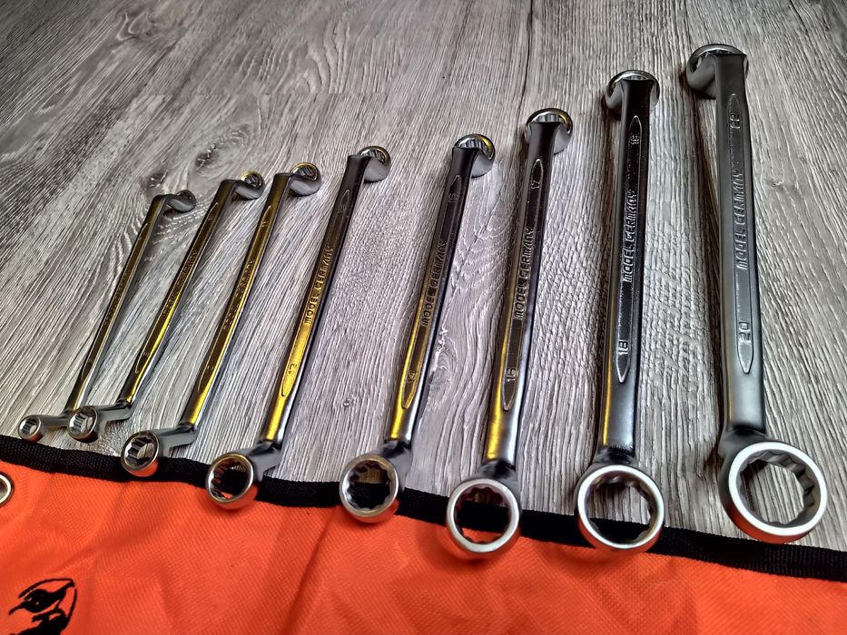 Set 8 bucati chei inelare cotite 6-22mm CR-V