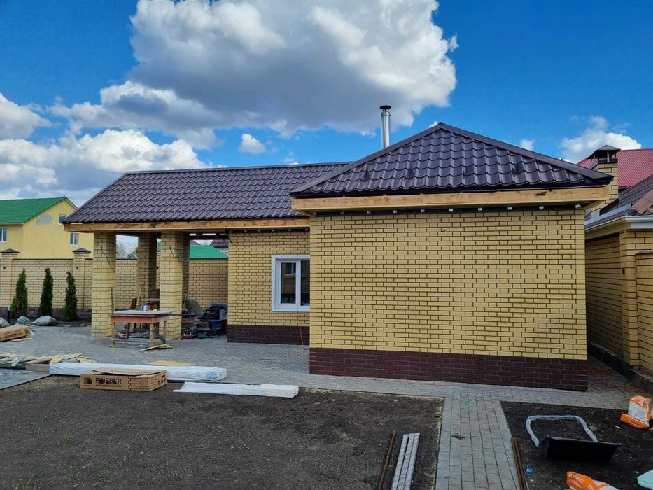 Фасадная панель Кирпич Клинкерный желтый от Fineber