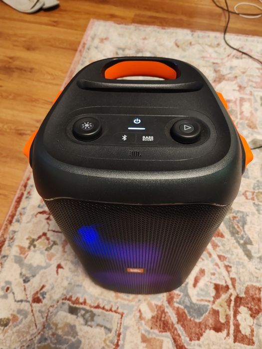BOXA JBL Partybox 110, 160W, Original Pro Sound, Dynamic light, Bluetooth, USB, Baterie 12H, IPX4, Negru