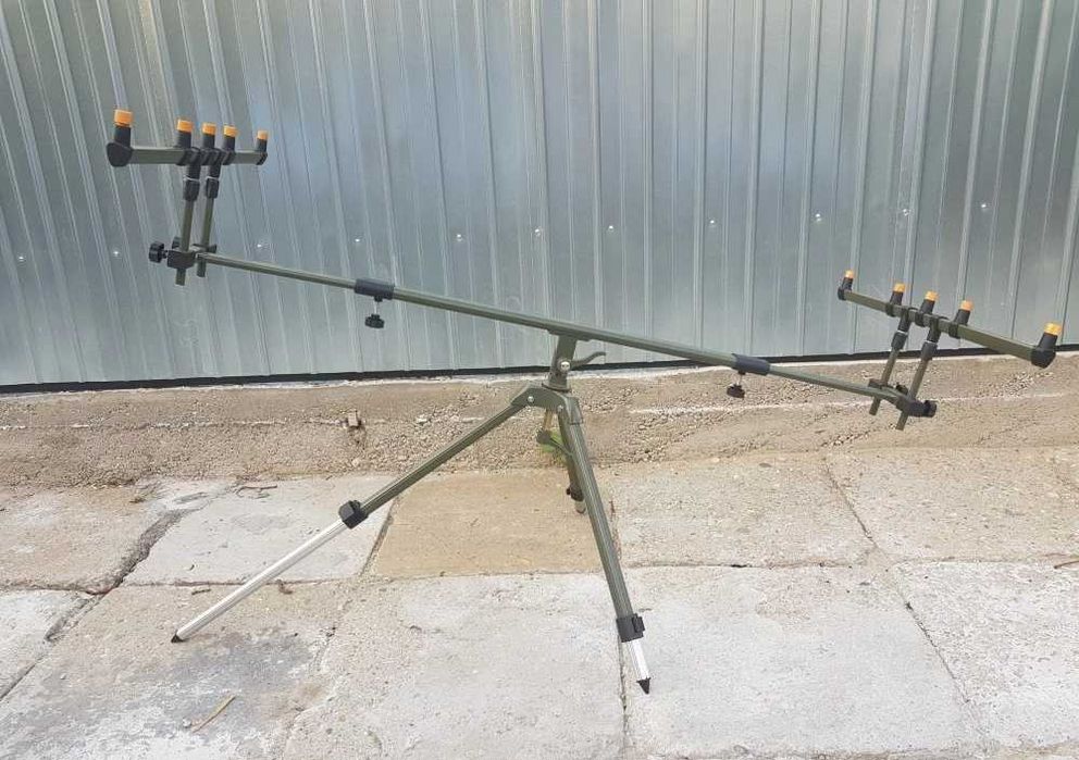 Rod pod EAST SHARK pentru 3 sau 4 lansete Tripod 360 grade buzzbar80cm