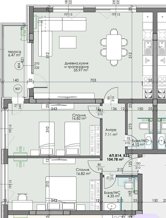 С Акт 16! Тристаен,122 кв.м.,гр. Пловдив, Гребна база