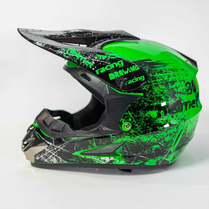 Каска подходяща за мотокрос , планински велосипед , ел. тротинетка