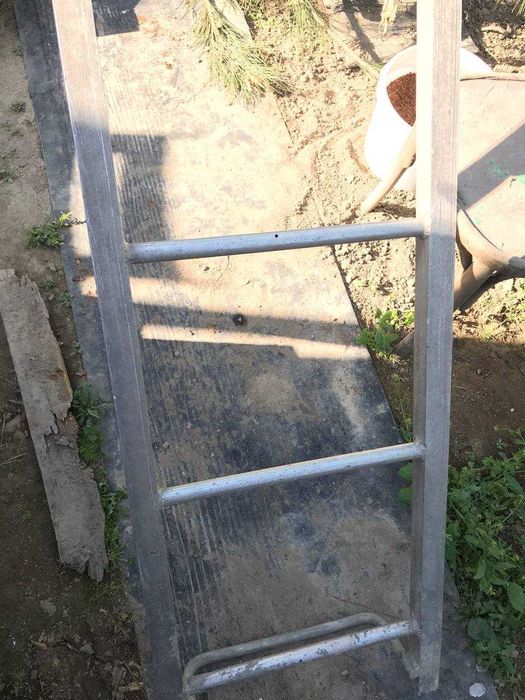 Лестница алюминиевая лёгкая СССР 4м 20 см (420)