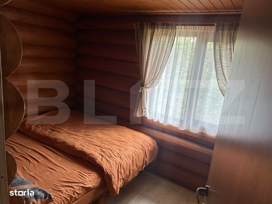 Cabana din busteni - refugiu ideal in mijlocul naturii
