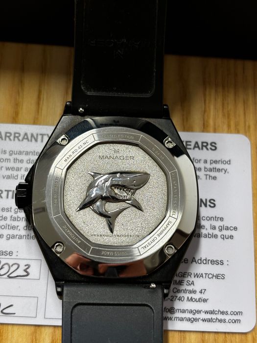 Vand ceas Manager Watches, Urban Oceana, MAN-RD-01-NC mecanic automat