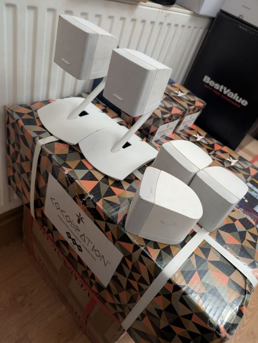 Boxe sateliti cuburi Bose Acoustimass suporti originali harman jbl