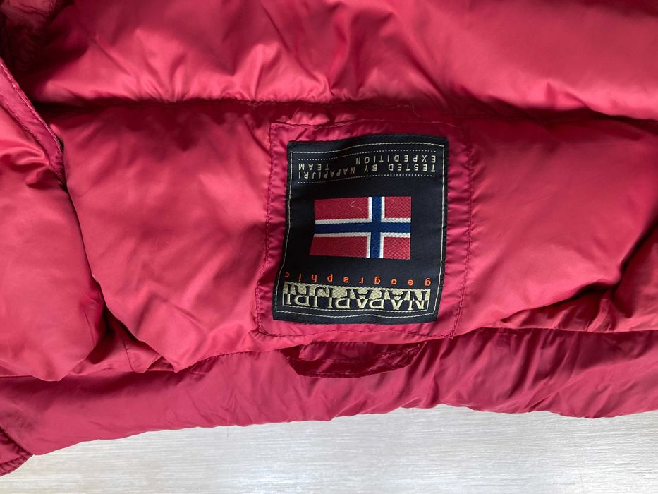 Napapijri down gilet дамски пухен елек жилетка пух размер L