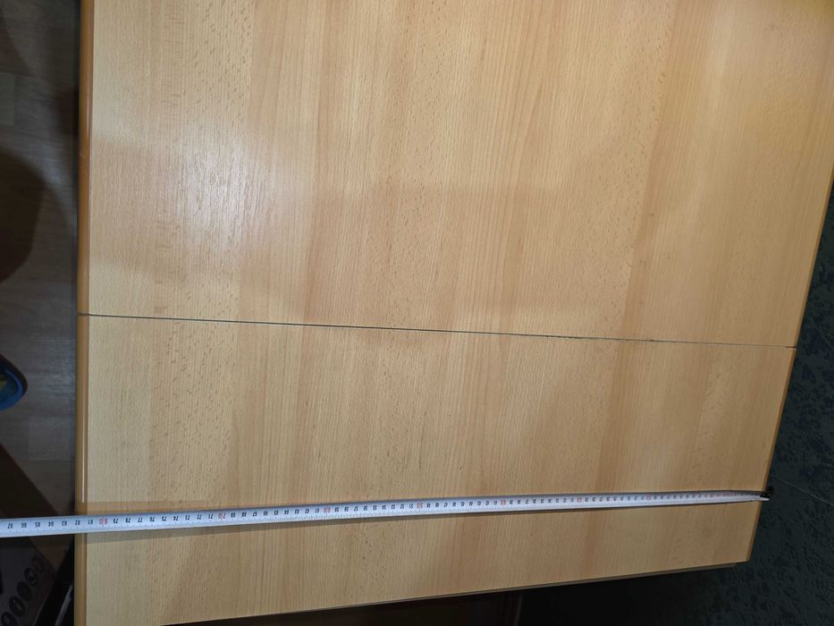 Masa extensibila 161x82 cm – lemn, culoare natur