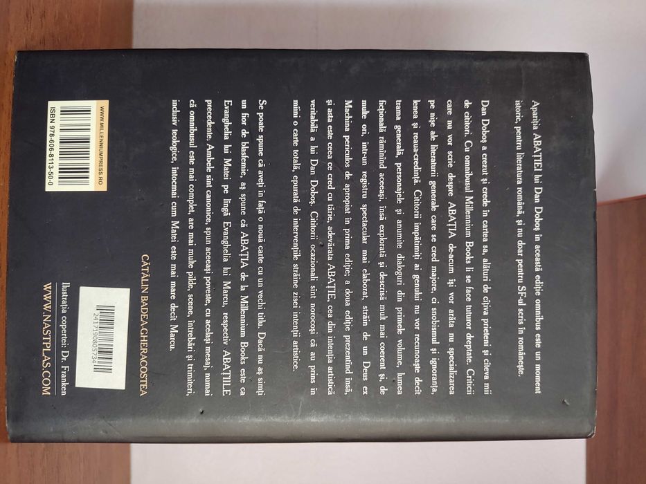 Dan Dobos – Abatia (editie omnibus), cartonata (raritate)
