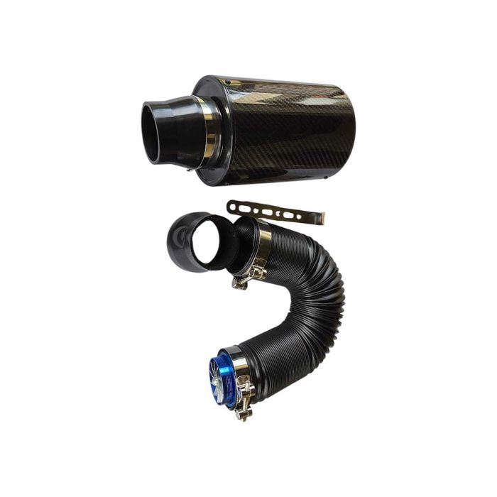 Filtru aer sport cu ventilator,turbina,carcasă carbon 4D,tub flexibil