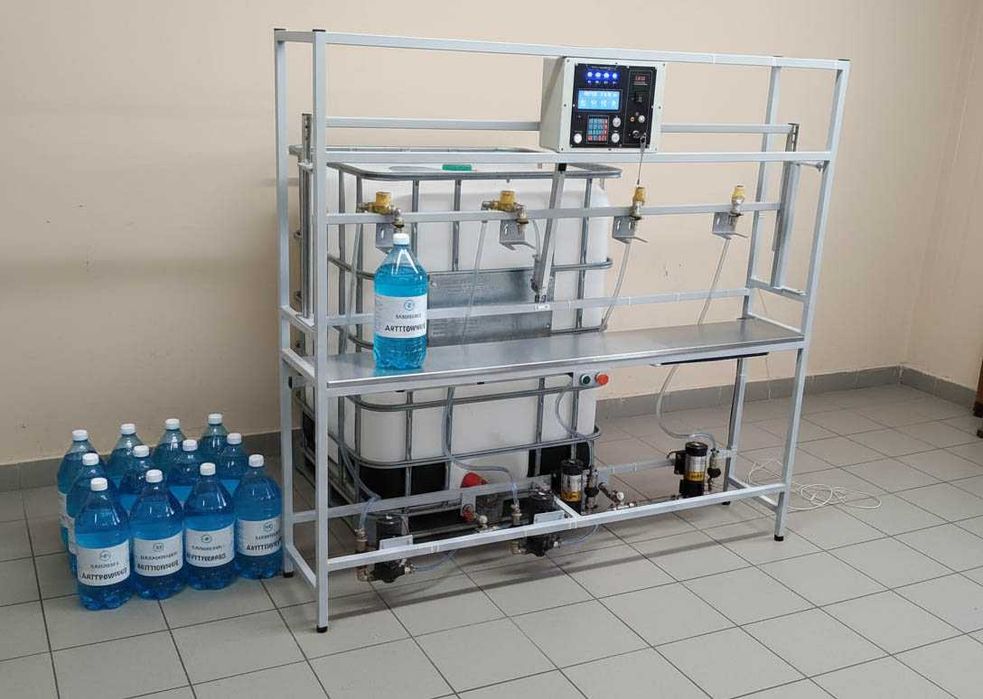 Полуавтомат розлива жидкостей