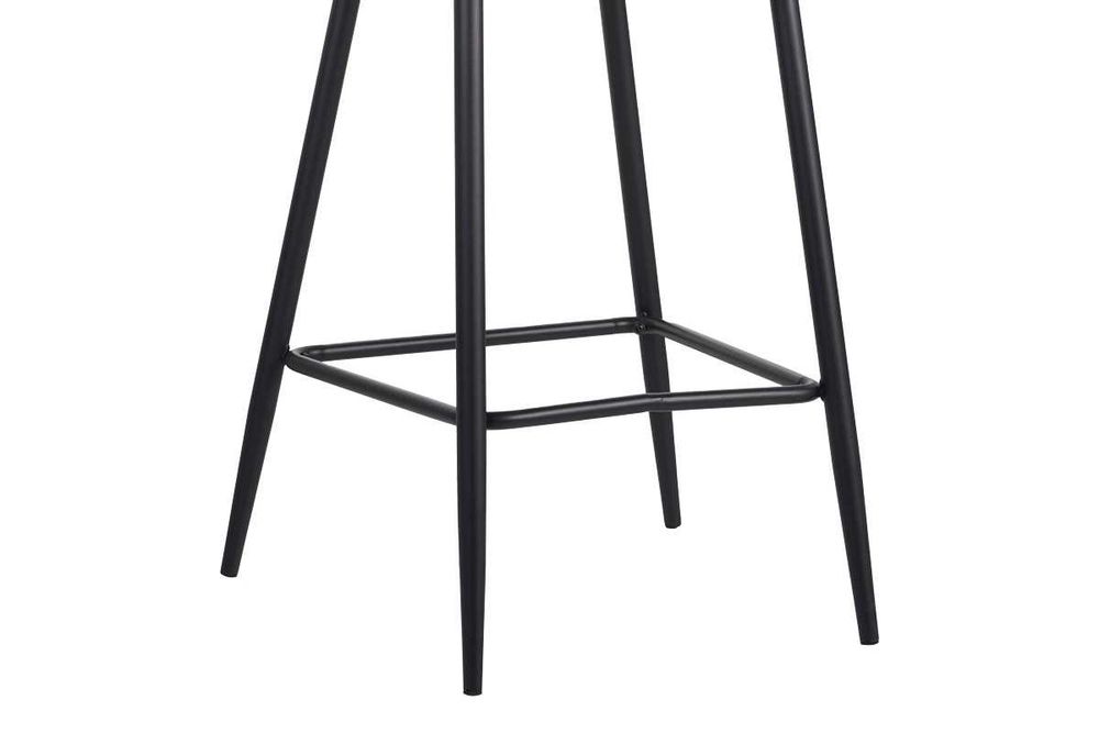 Бар стол Puzzle-home 4 цвята, Метална основа, Кадифе, 53х46.5х96.5см.