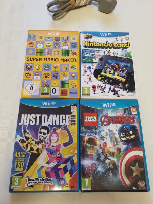 Wii U just Dance. Super Mario Maker.