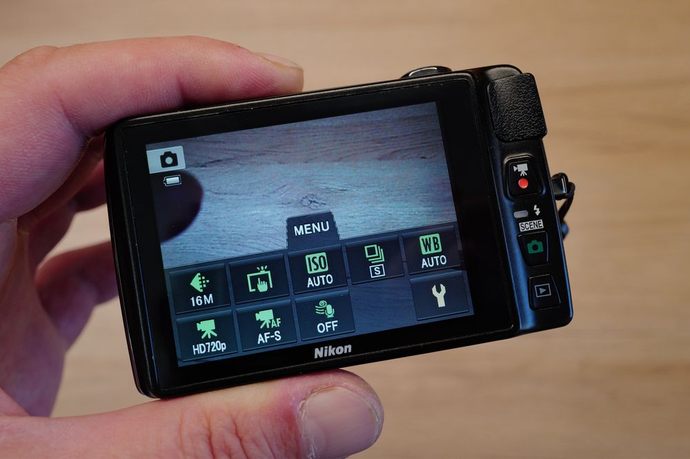 Aparat foto Nikon Coolpix S4200 Touchscreen 16Mp Compact digital de TOP cu SD card ITP Data Ora pe poza
