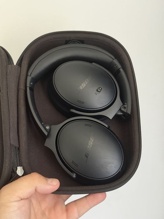 Casti BOSE QuietComfort Headphones, Bluetooth, Over-Ear, Microfon, Noise Cancelling, Black