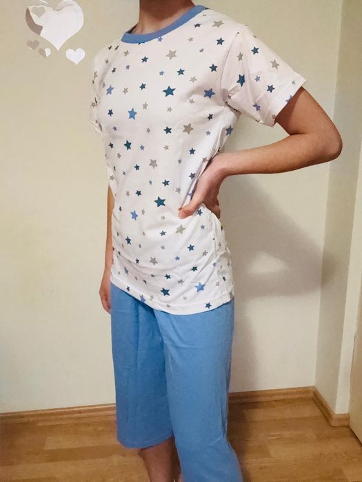Pijama damă 100% bumbac. NOU.  Fabricat în România