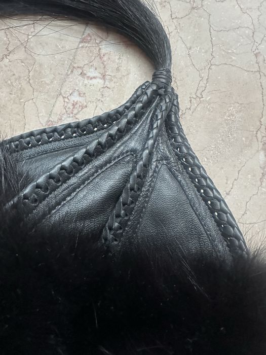 Caciula blana naturala piele naturala