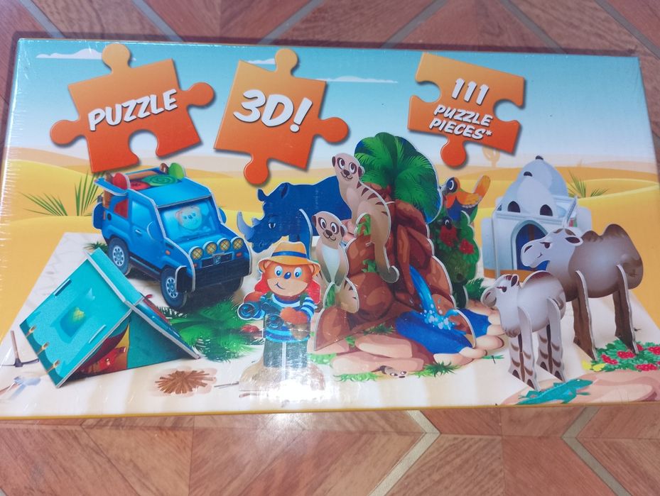 Игра 3д пъзел( чисто нов)