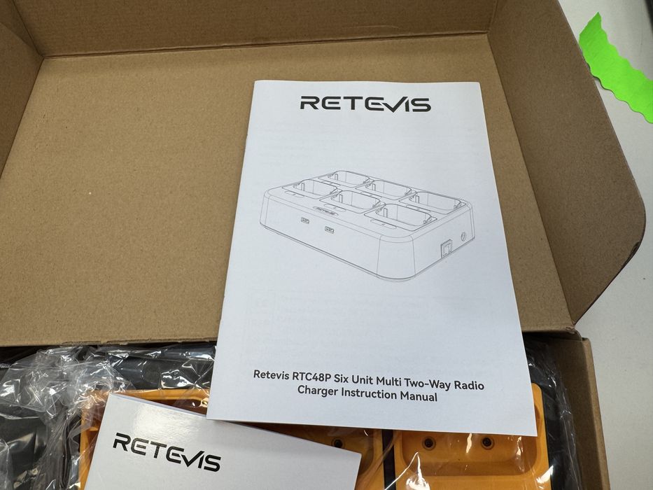 Set 6 Statii Radio, Retevis RB648, IP86, USB-C, 2000mAh, Fullbox, Noi
