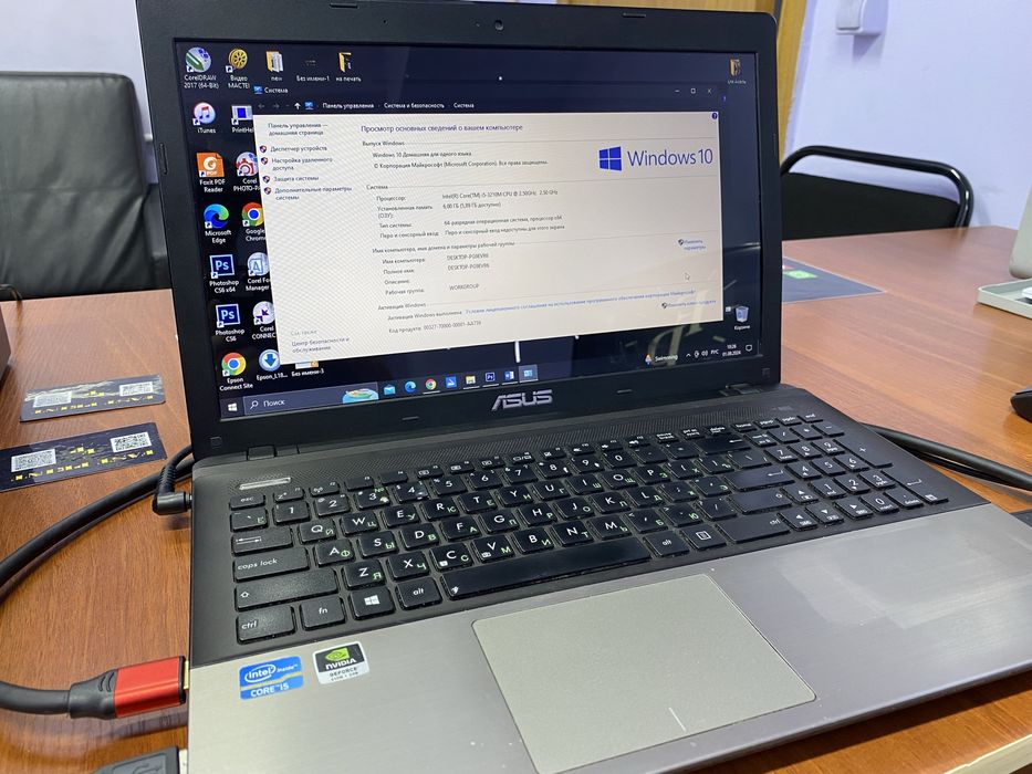 Продам ноутбук asus core i5