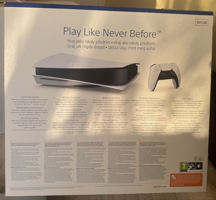 SONY  PS 5 Standart/Disk Edition 825 GN